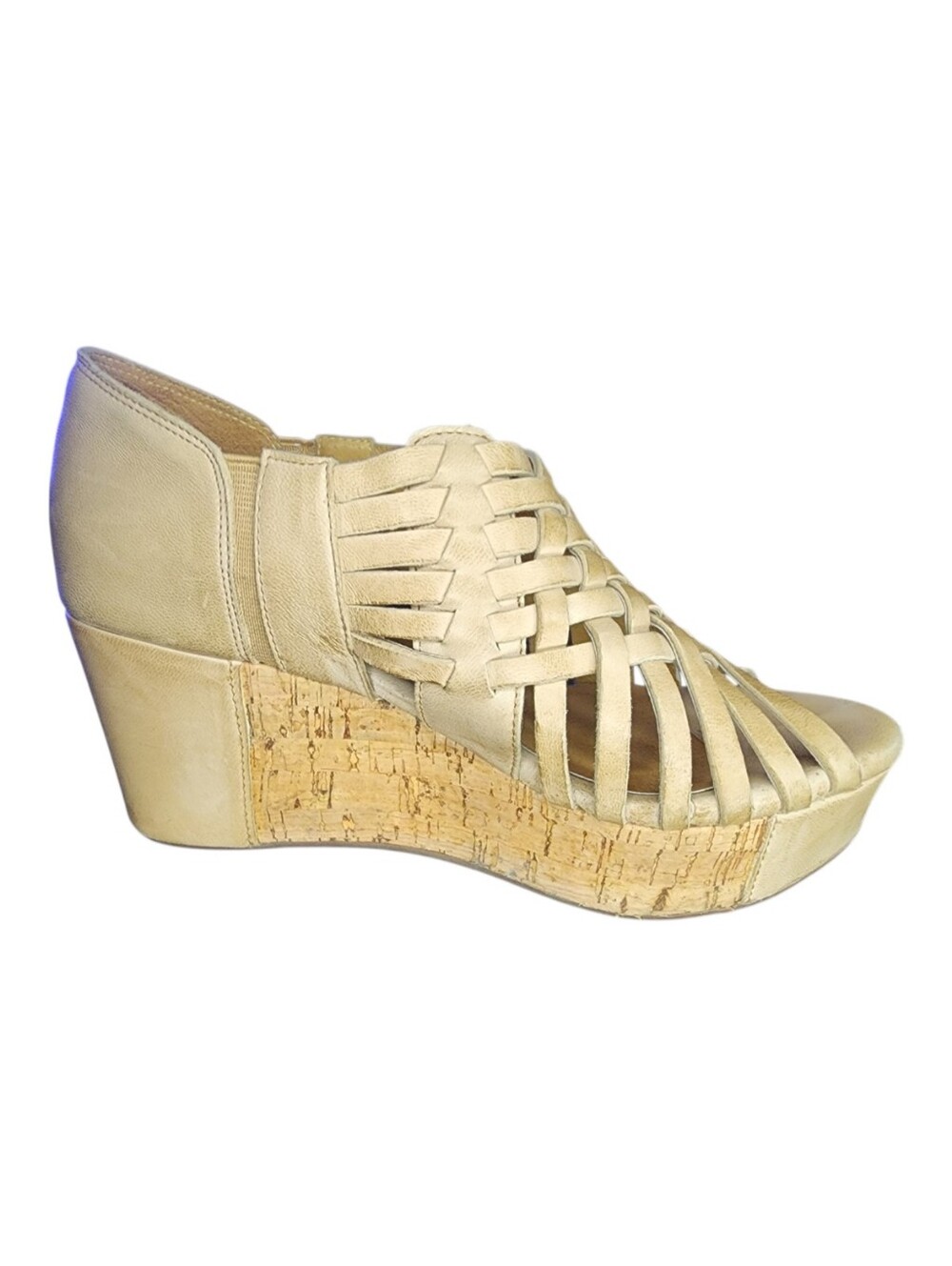 Chocolat Blu Web Strappy Platform Wedge Sandals, Womens 6 - Picture 7 of 10